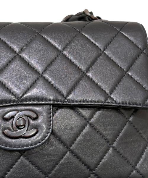 CHANEL（シャネル）CHANEL (シャネル) マトラッセ25 ターンロック プラスチックチェーン ショルダーバッグ ブラック サイズ:25の古着・服飾アイテム