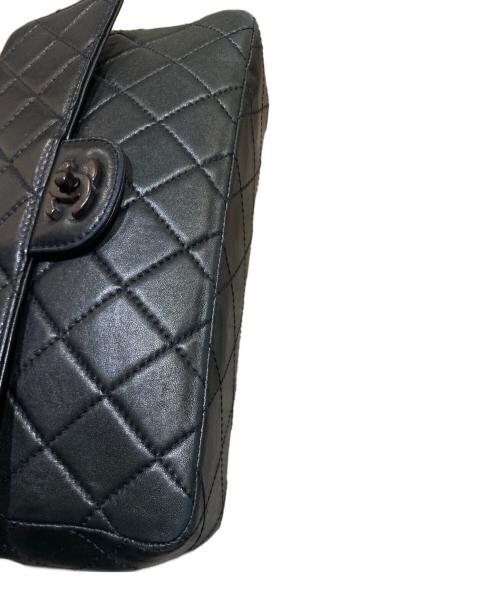 CHANEL（シャネル）CHANEL (シャネル) マトラッセ25 ターンロック プラスチックチェーン ショルダーバッグ ブラック サイズ:25の古着・服飾アイテム