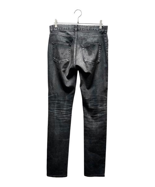 Saint Laurent Paris（サンローランパリ）Saint Laurent Paris (サンローランパリ) ダメージ加工スキニーデニムパンツ グレー サイズ:30の古着・服飾アイテム