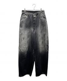 Acne studios（アクネ ストゥディオズ）の古着「Super Baggy Fit Jeans」｜グレー
