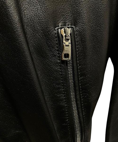 DOLCE & GABBANA（ドルチェ＆ガッバーナ）DOLCE & GABBANA (ドルチェ＆ガッバーナ) ラムレザージャケット/G9NK4L ブラック サイズ:50の古着・服飾アイテム