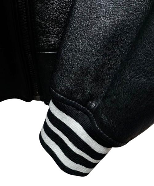DOLCE & GABBANA（ドルチェ＆ガッバーナ）DOLCE & GABBANA (ドルチェ＆ガッバーナ) ラムレザージャケット/G9NK4L ブラック サイズ:50の古着・服飾アイテム