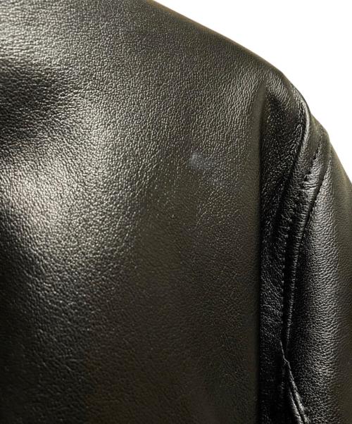 DOLCE & GABBANA（ドルチェ＆ガッバーナ）DOLCE & GABBANA (ドルチェ＆ガッバーナ) ラムレザージャケット/G9NK4L ブラック サイズ:50の古着・服飾アイテム