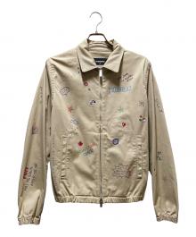 DSQUARED2（ディースクエアード）の古着「ジップアップジャケット」｜ベージュ
