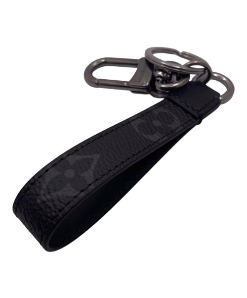 LOUIS VUITTON（ルイ ヴィトン）LOUIS VUITTON (ルイ ヴィトン) キーチェーン/ドラゴンヌ S00/モノグラム・エクリプス キャンバス ブラックの古着・服飾アイテム