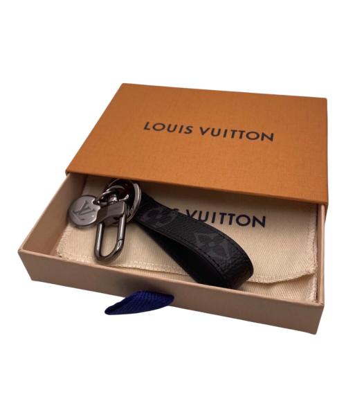LOUIS VUITTON（ルイ ヴィトン）LOUIS VUITTON (ルイ ヴィトン) キーチェーン/ドラゴンヌ S00/モノグラム・エクリプス キャンバス ブラックの古着・服飾アイテム