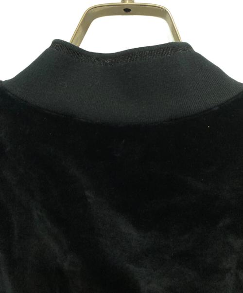 DOLCE & GABBANA（ドルチェ＆ガッバーナ）DOLCE & GABBANA (ドルチェ＆ガッバーナ) ジャガードロゴ中綿ブルゾン ブラック サイズ:46の古着・服飾アイテム