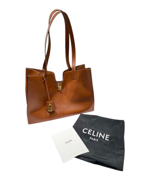 CELINE（セリーヌ）CELINE (セリーヌ) ハンドバッグ/カバ16/112583EZU ブラウンの古着・服飾アイテム