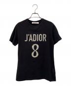 Christian Diorクリスチャン ディオール）の古着「J'ADIOR 8 半袖Tシャツ」｜ブラック