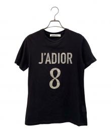 Christian Dior（クリスチャン ディオール）の古着「J'ADIOR 8 半袖Tシャツ」｜ブラック