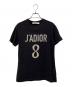 Christian Dior（クリスチャン ディオール）の古着「J'ADIOR 8 半袖Tシャツ」｜ブラック