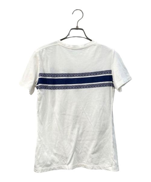 Christian Dior（クリスチャン ディオール）Christian Dior (クリスチャン ディオール) シグネチャーバンドロゴTシャツ ホワイト サイズ:XSの古着・服飾アイテム