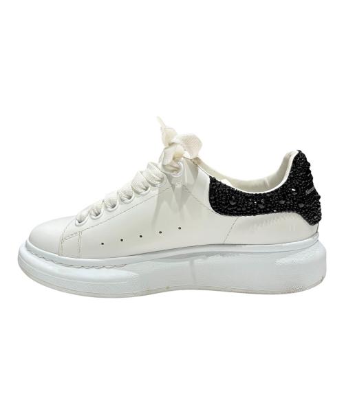 ALEXANDER McQUEEN（アレキサンダーマックイーン）ALEXANDER McQUEEN (アレキサンダーマックイーン) ラインストーン オーバーサイズド スニーカー ホワイト サイズ:36の古着・服飾アイテム