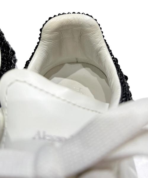 ALEXANDER McQUEEN（アレキサンダーマックイーン）ALEXANDER McQUEEN (アレキサンダーマックイーン) ラインストーン オーバーサイズド スニーカー ホワイト サイズ:36の古着・服飾アイテム