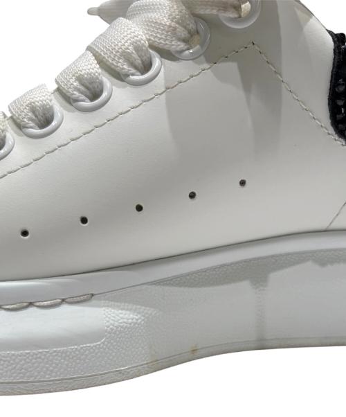ALEXANDER McQUEEN（アレキサンダーマックイーン）ALEXANDER McQUEEN (アレキサンダーマックイーン) ラインストーン オーバーサイズド スニーカー ホワイト サイズ:36の古着・服飾アイテム
