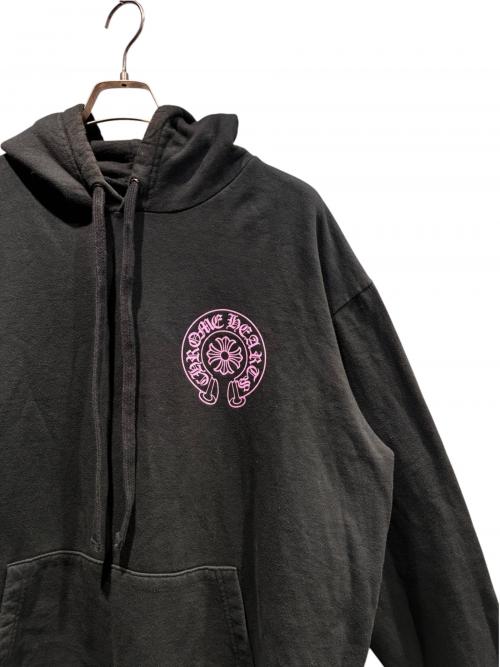 CHROME HEARTS（クロムハーツ）CHROME HEARTS (クロムハーツ) ホースシューパーカー ブラック サイズ:XLの古着・服飾アイテム