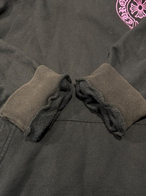 CHROME HEARTS（クロムハーツ）CHROME HEARTS (クロムハーツ) ホースシューパーカー ブラック サイズ:XLの古着・服飾アイテム