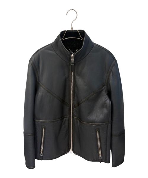 LOUIS VUITTON（ルイ ヴィトン）LOUIS VUITTON (ルイ ヴィトン) ムートンジャケット/RM132M H4LJ20KLG ネイビー サイズ:48の古着・服飾アイテム