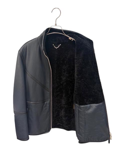 LOUIS VUITTON（ルイ ヴィトン）LOUIS VUITTON (ルイ ヴィトン) ムートンジャケット/RM132M H4LJ20KLG ネイビー サイズ:48の古着・服飾アイテム