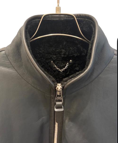 LOUIS VUITTON（ルイ ヴィトン）LOUIS VUITTON (ルイ ヴィトン) ムートンジャケット/RM132M H4LJ20KLG ネイビー サイズ:48の古着・服飾アイテム