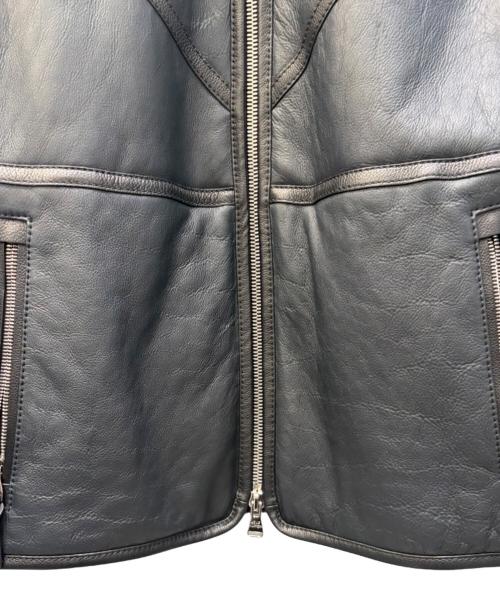 LOUIS VUITTON（ルイ ヴィトン）LOUIS VUITTON (ルイ ヴィトン) ムートンジャケット/RM132M H4LJ20KLG ネイビー サイズ:48の古着・服飾アイテム
