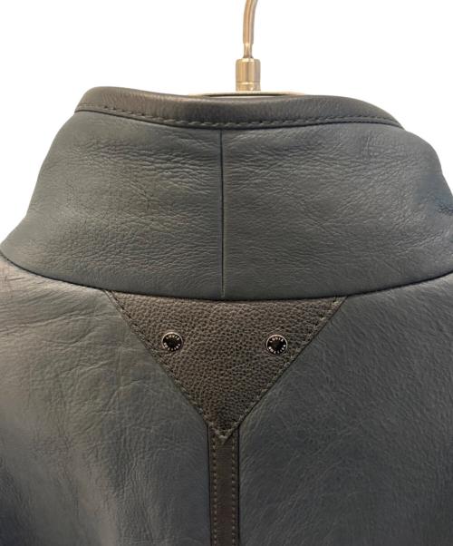 LOUIS VUITTON（ルイ ヴィトン）LOUIS VUITTON (ルイ ヴィトン) ムートンジャケット/RM132M H4LJ20KLG ネイビー サイズ:48の古着・服飾アイテム