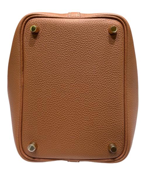 HERMES（エルメス）HERMES (エルメス) Picotin Lock PM ピコタンロック PM/トリヨンクレマンス/ゴールド/Y刻印：2016年製造/ゴールド金具 ゴールド サイズ:PMの古着・服飾アイテム