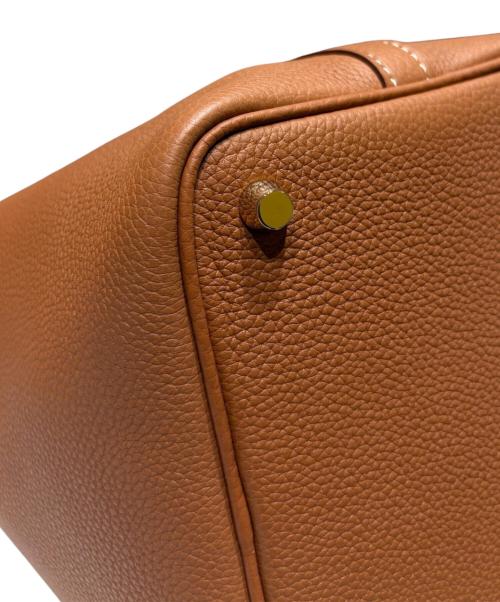 HERMES（エルメス）HERMES (エルメス) Picotin Lock PM ピコタンロック PM/トリヨンクレマンス/ゴールド/Y刻印：2016年製造/ゴールド金具 ゴールド サイズ:PMの古着・服飾アイテム