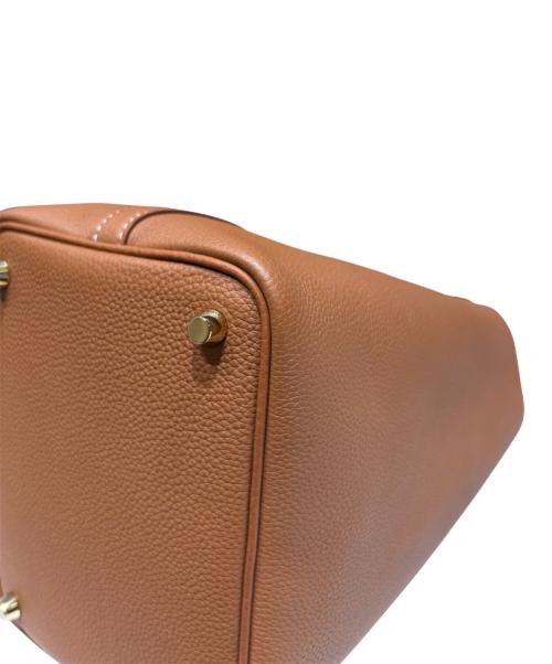 HERMES（エルメス）HERMES (エルメス) Picotin Lock PM ピコタンロック PM/トリヨンクレマンス/ゴールド/Y刻印：2016年製造/ゴールド金具 ゴールド サイズ:PMの古着・服飾アイテム