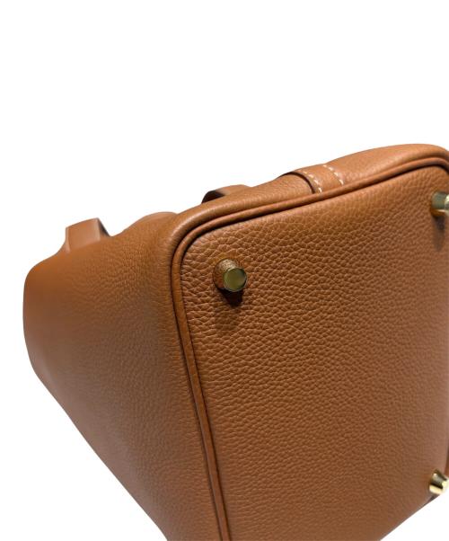 HERMES（エルメス）HERMES (エルメス) Picotin Lock PM ピコタンロック PM/トリヨンクレマンス/ゴールド/Y刻印：2016年製造/ゴールド金具 ゴールド サイズ:PMの古着・服飾アイテム