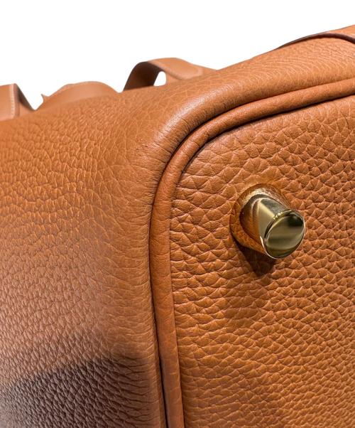 HERMES（エルメス）HERMES (エルメス) Picotin Lock PM ピコタンロック PM/トリヨンクレマンス/ゴールド/Y刻印：2016年製造/ゴールド金具 ゴールド サイズ:PMの古着・服飾アイテム