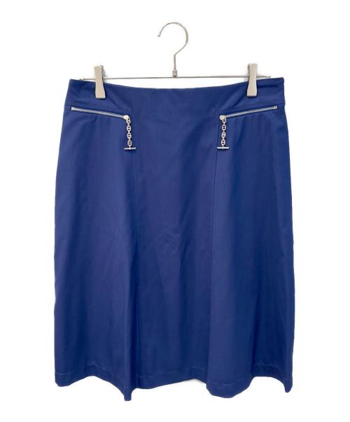 HERMES（エルメス）HERMES (エルメス) シェーヌダンクル チェーンスカート ネイビー サイズ:40の古着・服飾アイテム