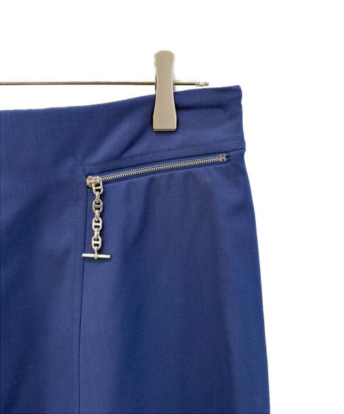 HERMES（エルメス）HERMES (エルメス) シェーヌダンクル チェーンスカート ネイビー サイズ:40の古着・服飾アイテム