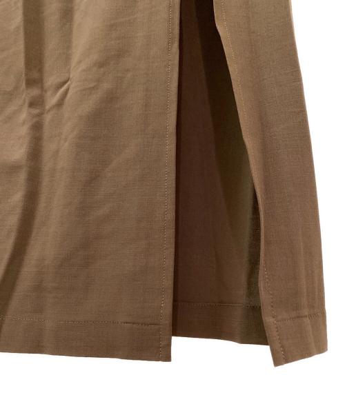 JIL SANDER（ジルサンダー）JIL SANDER (ジルサンダー) スリットスカート ブラウン サイズ:34の古着・服飾アイテム
