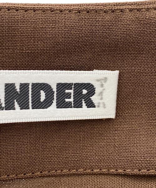 JIL SANDER（ジルサンダー）JIL SANDER (ジルサンダー) スリットスカート ブラウン サイズ:34の古着・服飾アイテム