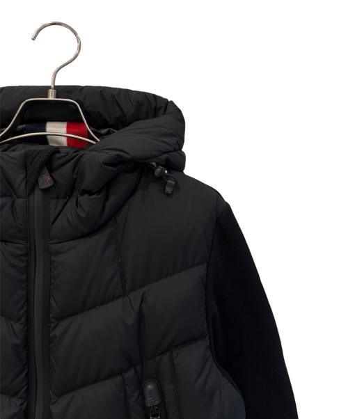 MONCLER GRENOBLE（モンクレール グルノーブル）MONCLER GRENOBLE (モンクレール グルノーブル) 袖切替ダウンジャケット/ZIP UP HOODIE CARDIGAN ブラック サイズ:Ｓの古着・服飾アイテム