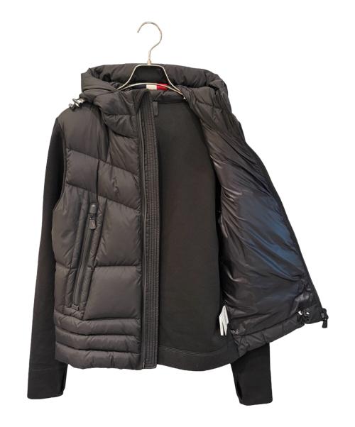 MONCLER GRENOBLE（モンクレール グルノーブル）MONCLER GRENOBLE (モンクレール グルノーブル) 袖切替ダウンジャケット/ZIP UP HOODIE CARDIGAN ブラック サイズ:Ｓの古着・服飾アイテム