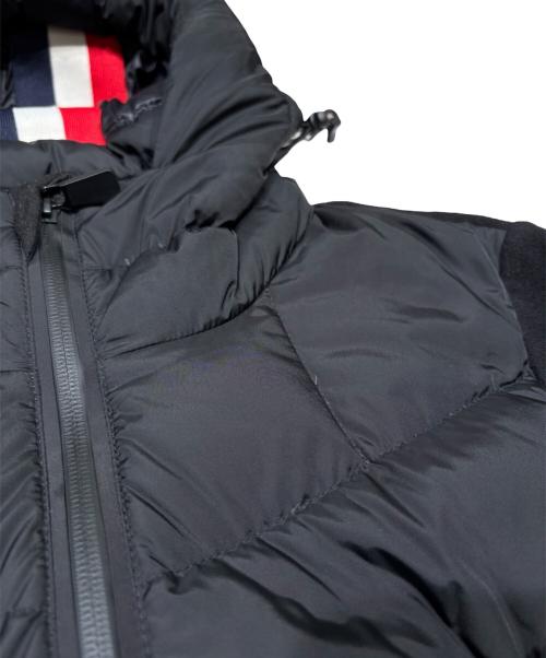 MONCLER GRENOBLE（モンクレール グルノーブル）MONCLER GRENOBLE (モンクレール グルノーブル) 袖切替ダウンジャケット/ZIP UP HOODIE CARDIGAN ブラック サイズ:Ｓの古着・服飾アイテム