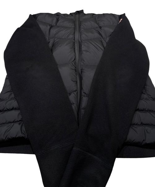 MONCLER GRENOBLE（モンクレール グルノーブル）MONCLER GRENOBLE (モンクレール グルノーブル) 袖切替ダウンジャケット/ZIP UP HOODIE CARDIGAN ブラック サイズ:Ｓの古着・服飾アイテム
