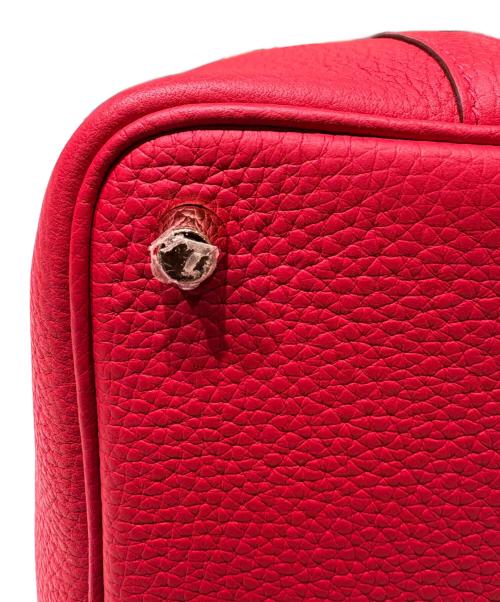 HERMES（エルメス）HERMES (エルメス) Picotin Lock PM ピコタンロック PM/トリヨンクレマンス/ルージュトマト/U刻印：2022年製造/ゴールド金具 ルージュトマト×ゴールド金具 サイズ:PMの古着・服飾アイテム