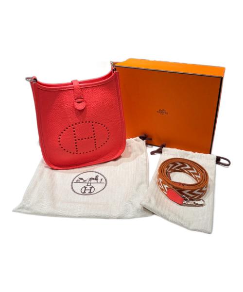 HERMES（エルメス）HERMES (エルメス) Evelyne TPM Amazone エブリン TPM アマゾン/トリヨンクレマンス/ローズテキサス/B刻印：2023年製造/シルバー金具 ローズテキサス サイズ:TPMの古着・服飾アイテム