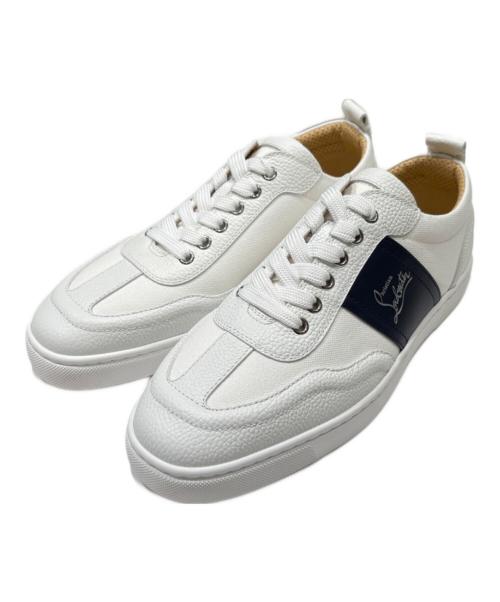 Christian Louboutin（クリスチャン・ルブタン）Christian Louboutin (クリスチャン・ルブタン) RETERO ローカットスニーカー ホワイト サイズ:41の古着・服飾アイテム