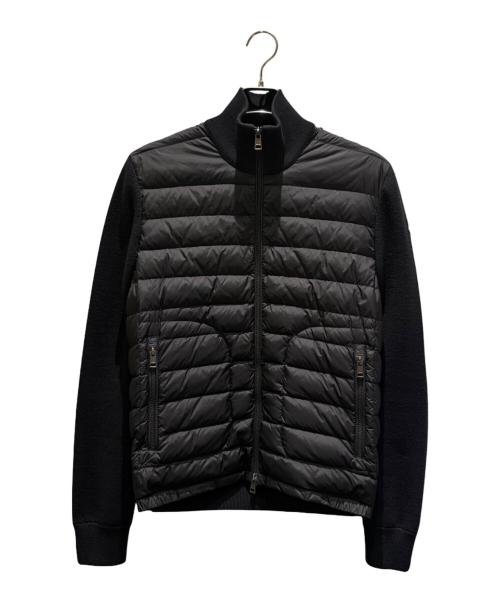 MONCLER（モンクレール）MONCLER (モンクレール) CARDIGAN TRICOT/切替ダウンジャケット ブラック サイズ:Mの古着・服飾アイテム