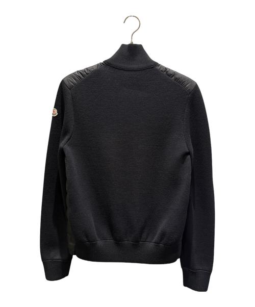 MONCLER（モンクレール）MONCLER (モンクレール) CARDIGAN TRICOT/切替ダウンジャケット ブラック サイズ:Mの古着・服飾アイテム