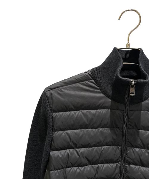 MONCLER（モンクレール）MONCLER (モンクレール) CARDIGAN TRICOT/切替ダウンジャケット ブラック サイズ:Mの古着・服飾アイテム