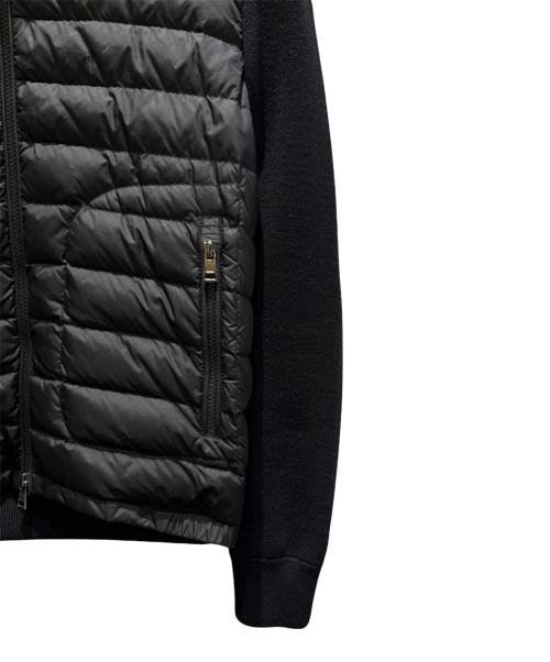 MONCLER（モンクレール）MONCLER (モンクレール) CARDIGAN TRICOT/切替ダウンジャケット ブラック サイズ:Mの古着・服飾アイテム