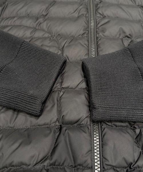 MONCLER（モンクレール）MONCLER (モンクレール) CARDIGAN TRICOT/切替ダウンジャケット ブラック サイズ:Mの古着・服飾アイテム