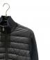 中古・古着 MONCLER (モンクレール) CARDIGAN TRICOT/切替ダウンジャケット ブラック サイズ:M：90000円