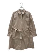 Max Mara Studioマックスマーラ ストゥディオ）の古着「ステンカラーコート」｜ベージュ
