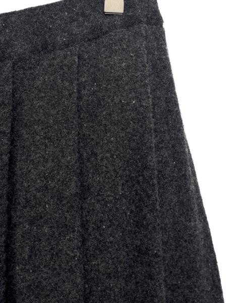 COMME des GARCONS COMME des GARCONS（コムデギャルソン コムデギャルソン）COMME des GARCONS COMME des GARCONS (コムデギャルソン コムデギャルソン) ウール ロング スカート グレー サイズ:Sの古着・服飾アイテム